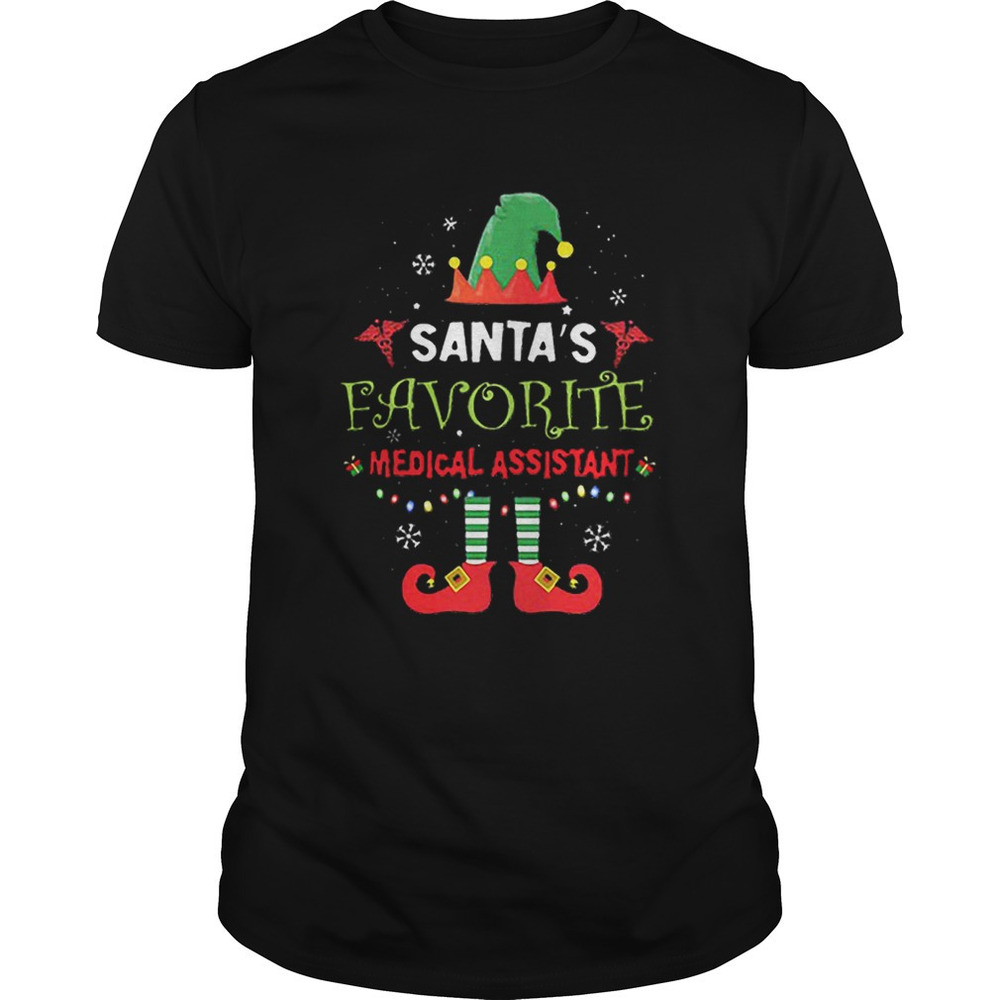 Elf Santas Favorite Medical Assistant Shirt
